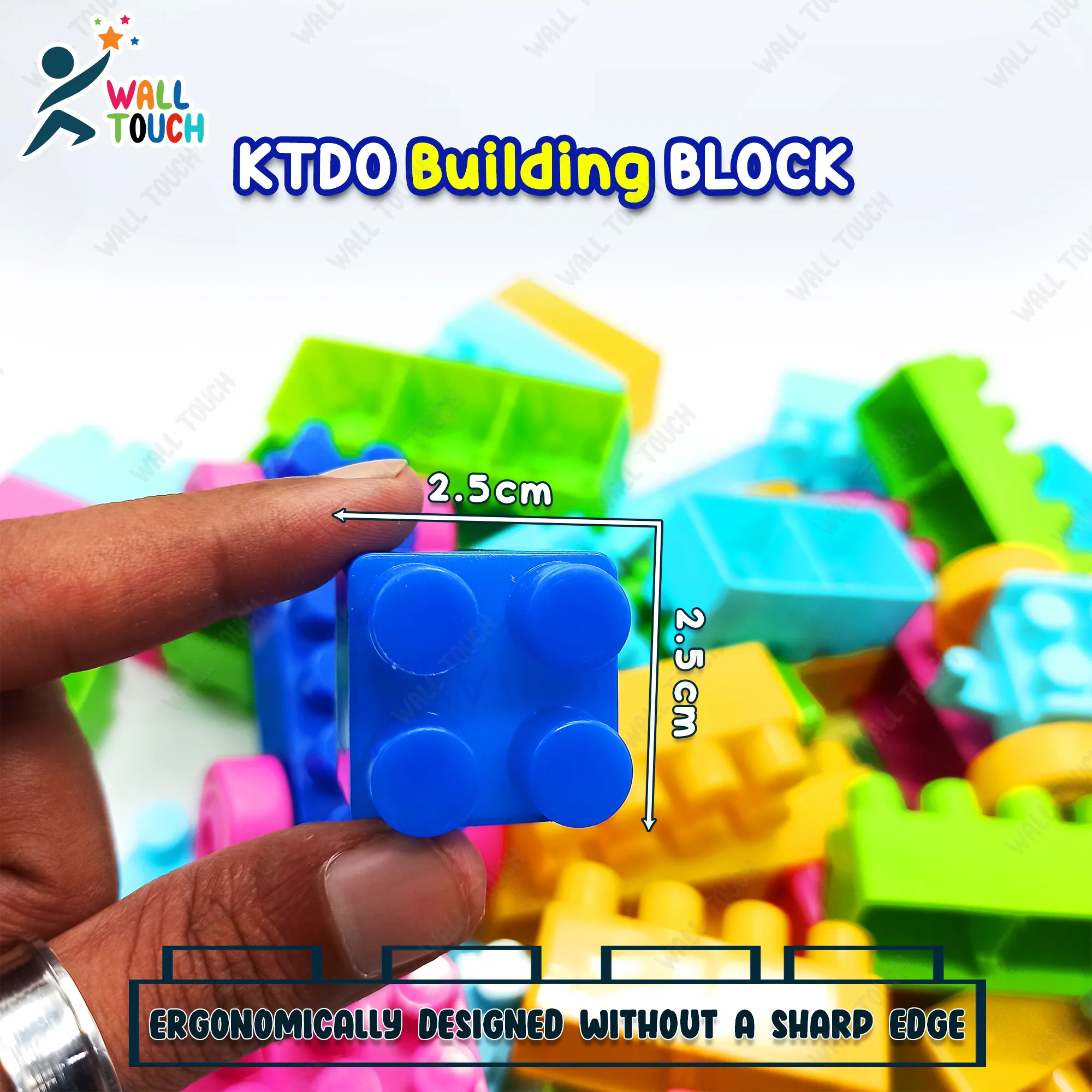 Kido Building Play and Learn Educational KIDO Building Blocks For Kids - 56 Pcs